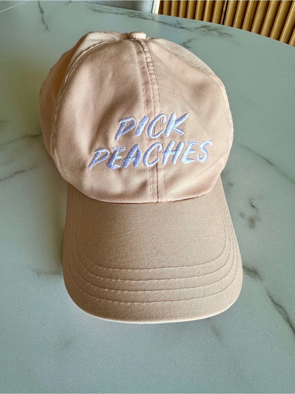Pick Peaches Peach Women’s Baseball Cap
